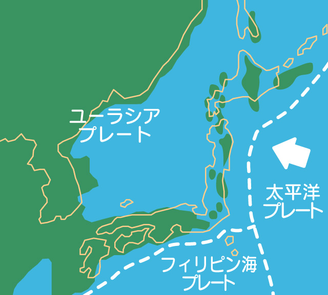 日本海のマグマの活動のイメージ01